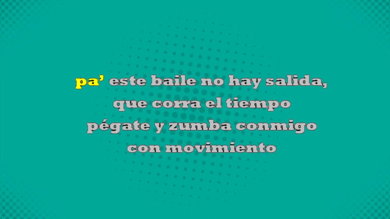 Zumba conmigo con 2025 movimiento